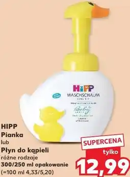 Kaufland HiPP Pianka lub Płyn do kąpieli różne rodzaje oferta
