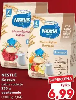 Kaufland Kaszka dla dzieci Nestlé różne rodzaje oferta
