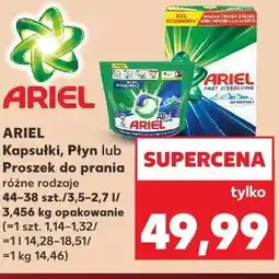 Kaufland Kapsułki, płyn lub proszek do prania Ariel oferta