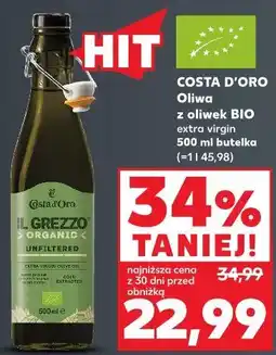 Kaufland COSTA D'ORO Oliwa z oliwek BIO extra virgin oferta