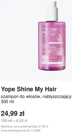 Rossmann Yope Shine My Hair szampon do włosów, nabłyszczający oferta