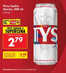Biedronka Piwo Tyskie Gronie oferta