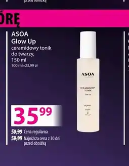 Hebe Ceramidowy tonik do twarzy Glow Up Asoa oferta