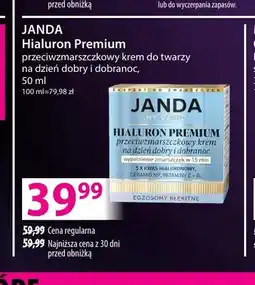 Hebe Przeciwzmarszczkowy krem do twarzy na dzień dobry i dobranoc Hialuron Premium Janda oferta