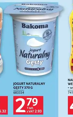 Selgros Jogurt naturalny Bakoma oferta