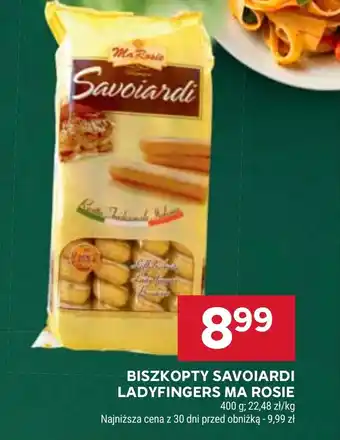 Biszkopty Savoiardi