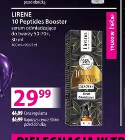 Hebe Serum odmładzające do twarzy 50-70+ 10 Peptides Booster Lirene oferta