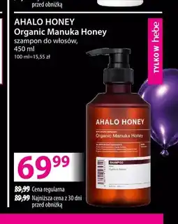 Hebe Szampon do włosów Organic Manuka Honey Ahalo oferta