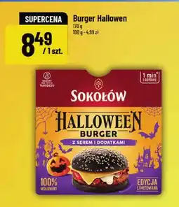 Polomarket Burger Halloween z serem i dodatkami Sokołów oferta