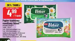 Polomarket Papier toaletowy nawilżany Velvet Junior oferta