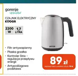 Max Elektro Czajnik elektryczny K170GR Gorenje oferta