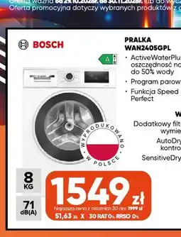 Max Elektro Pralka WAN2405GPL Bosch oferta