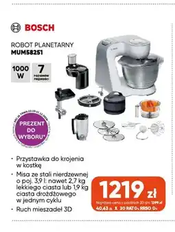 Max Elektro Robot planetarny MUM58251 Bosch oferta
