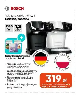 Max Elektro Ekspres kapsułkowy TAS6504 Bosch oferta