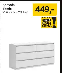 Black Red White Komoda Tetrix oferta