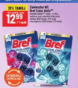 Polomarket Zawieszka WC Bref Color Aktiv Morski 2-pak oferta