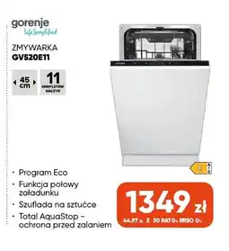 Max Elektro Zmywarka GV520E11 Gorenje oferta
