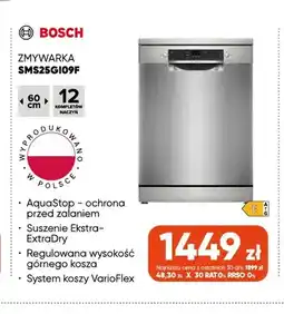 Max Elektro Zmywarka SMS25GI09F Bosch oferta