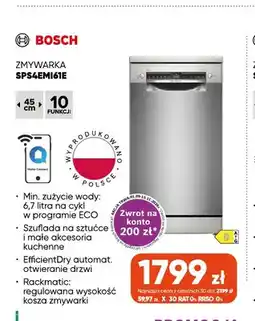 Max Elektro Zmywarka SPS4EMI61E Bosch oferta
