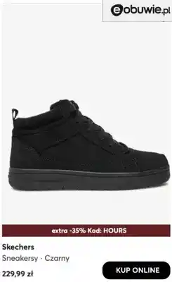 eobuwie Sneakersy czarny Skechers oferta