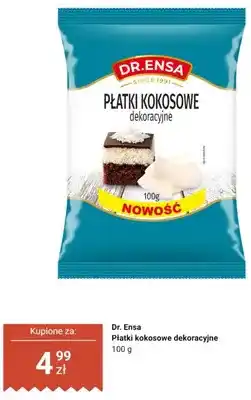Dino Płatki kokosowe dekoracyjne Dr. Ensa oferta