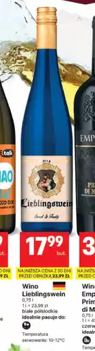 Delikatesy Centrum Wino Lieblingswein oferta