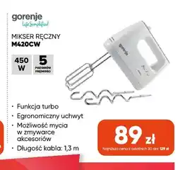 Max Elektro Mikser ręczny M420CW Gorenje oferta