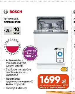 Max Elektro Zmywarka SPV4HMX10E Bosch oferta