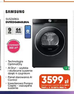 Max Elektro Suszarka DV9XDG6845LBU4 Samsung oferta