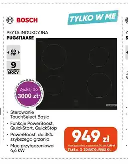 Max Elektro Płyta indukcyjna PUG611AA5E Bosch oferta