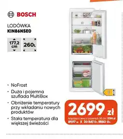 Max Elektro Lodówka KIN86NSE0 Bosch oferta