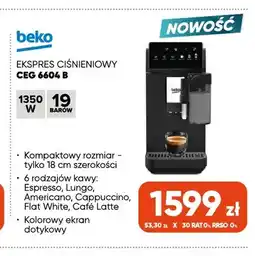 Max Elektro Ekspres ciśnieniowy Ceg 6604 B Beko oferta
