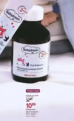Rossmann Płyn do kąpieli Babydream oferta