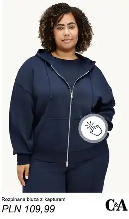 C&A Rozpinana bluza z kapturem C&A oferta