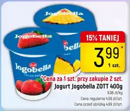 Delikatesy Piotruś Pan Jogurt Jogobella ZOTT oferta