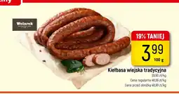 Delikatesy Piotruś Pan Kiełbasa wiejska tradycyjna Wolarek oferta