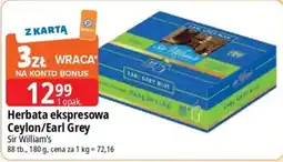 E.Leclerc Herbata ekspresowa Ceylon/Earl Grey Sir William's oferta
