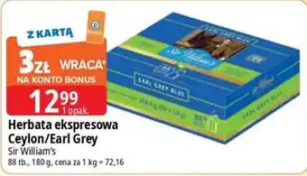 Herbata ekspresowa Ceylon/Earl Grey Sir William's
