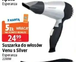 E.Leclerc Suszarka do włosów Venu s Silver Esperanza oferta
