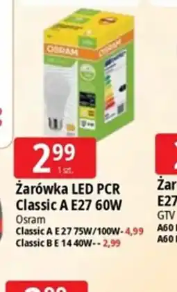 E.Leclerc Żarówka LED PCR Classic A E27 60W Osram oferta
