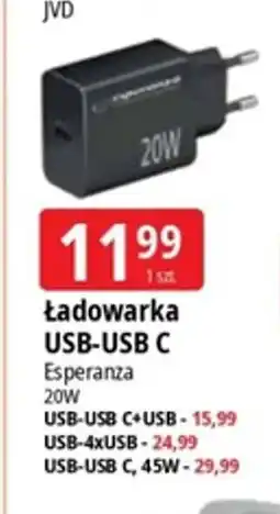 E.Leclerc Ładowarka USB-USB C Esperanza oferta