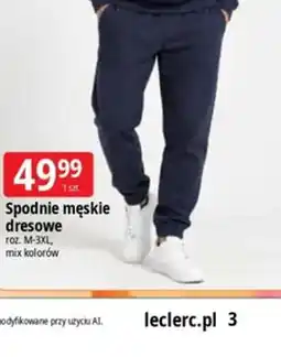 E.Leclerc Spodnie męskie dresowe oferta