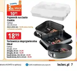 E.Leclerc Pojemnik na ciasto Cookie Galicja oferta