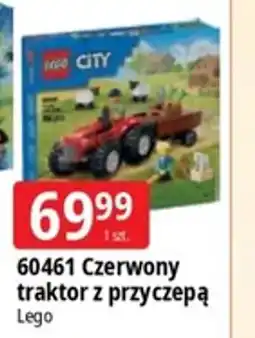 E.Leclerc Czerwony traktor z przyczepą Lego oferta