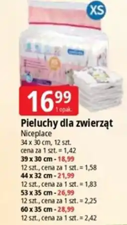 E.Leclerc Pieluchy dla zwierząt Niceplace oferta