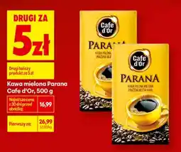 Biedronka Kawa mielona Parana Cafe d'Or oferta