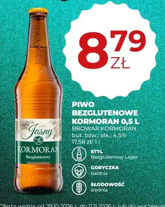 Piwo Bezglutenowe Kormoran