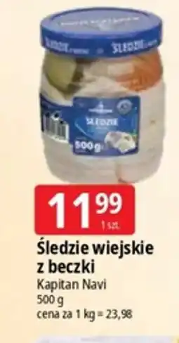 E.Leclerc Śledzie wiejskie z beczki Kapitan Navi oferta