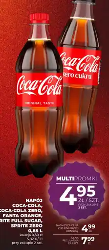 Duży Ben Napój Coca-Cola, Coca-Cola Zero, Fanta Orange, Sprite Full Sugar, Sprite Zero oferta