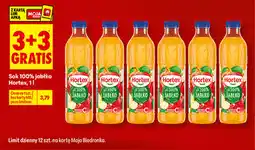 Biedronka Sok 100% jabłko Hortex oferta